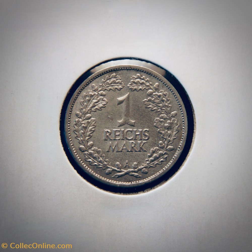 1 Reichsmark 1926 A monnaies monde allemagne 1 reichsmark 1926 a
