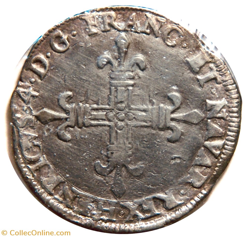 monnaies europe medievale france royales henri iv quart ecu 1602 saint palais