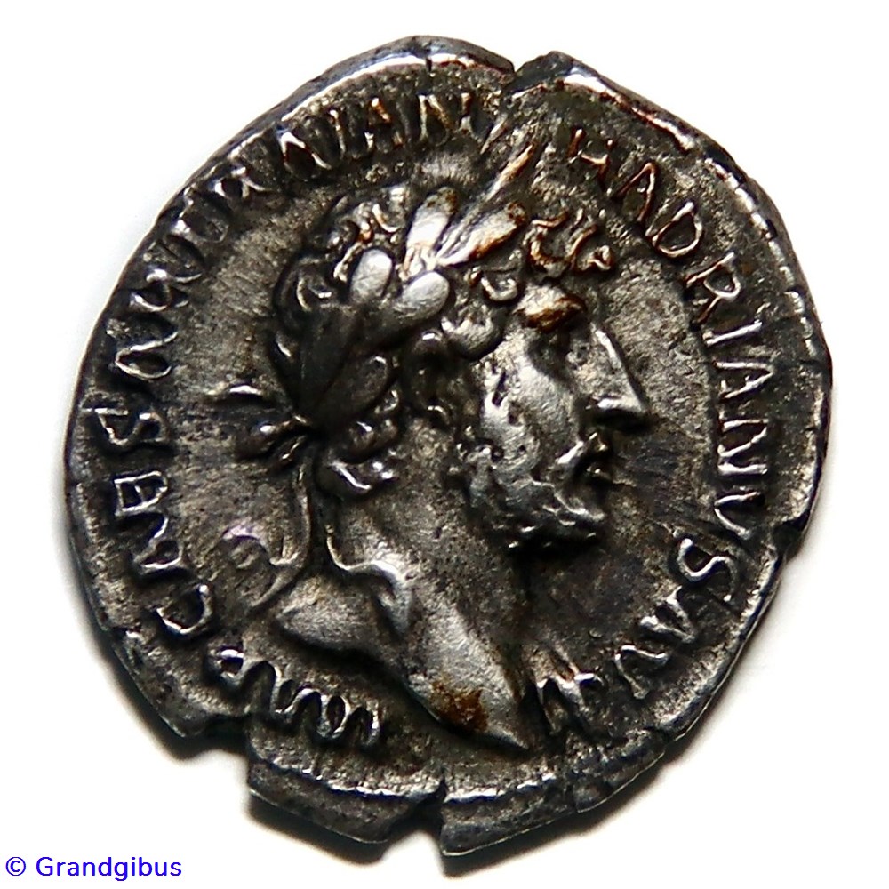 monnaies antiques romaines imperiales et republicaines denier hadrien 121
