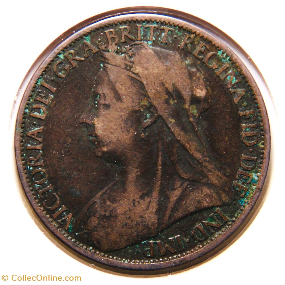 Victoria - 1 Penny 1900. monnaies monde royaume uni victoria 1 penny 1900