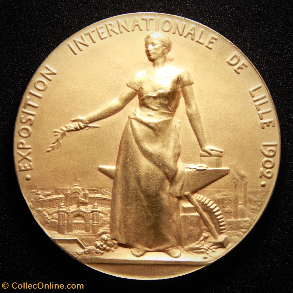 medailles france iiieme republique exposition internationale de lille 1902