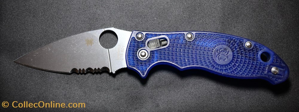Spyderco - Manix 2 Blue Lightweight couteaux poches spyderco manix 2 blue lightweight