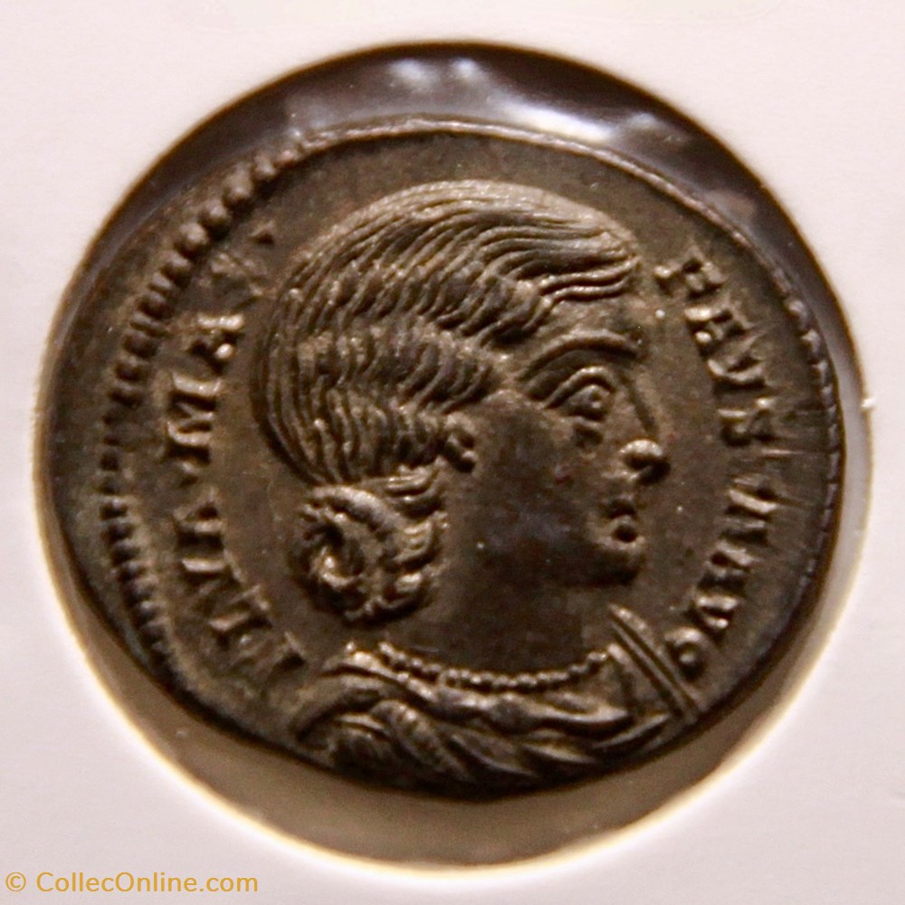 monnaies antiques romaines imperiales et republicaines nummus fausta 324