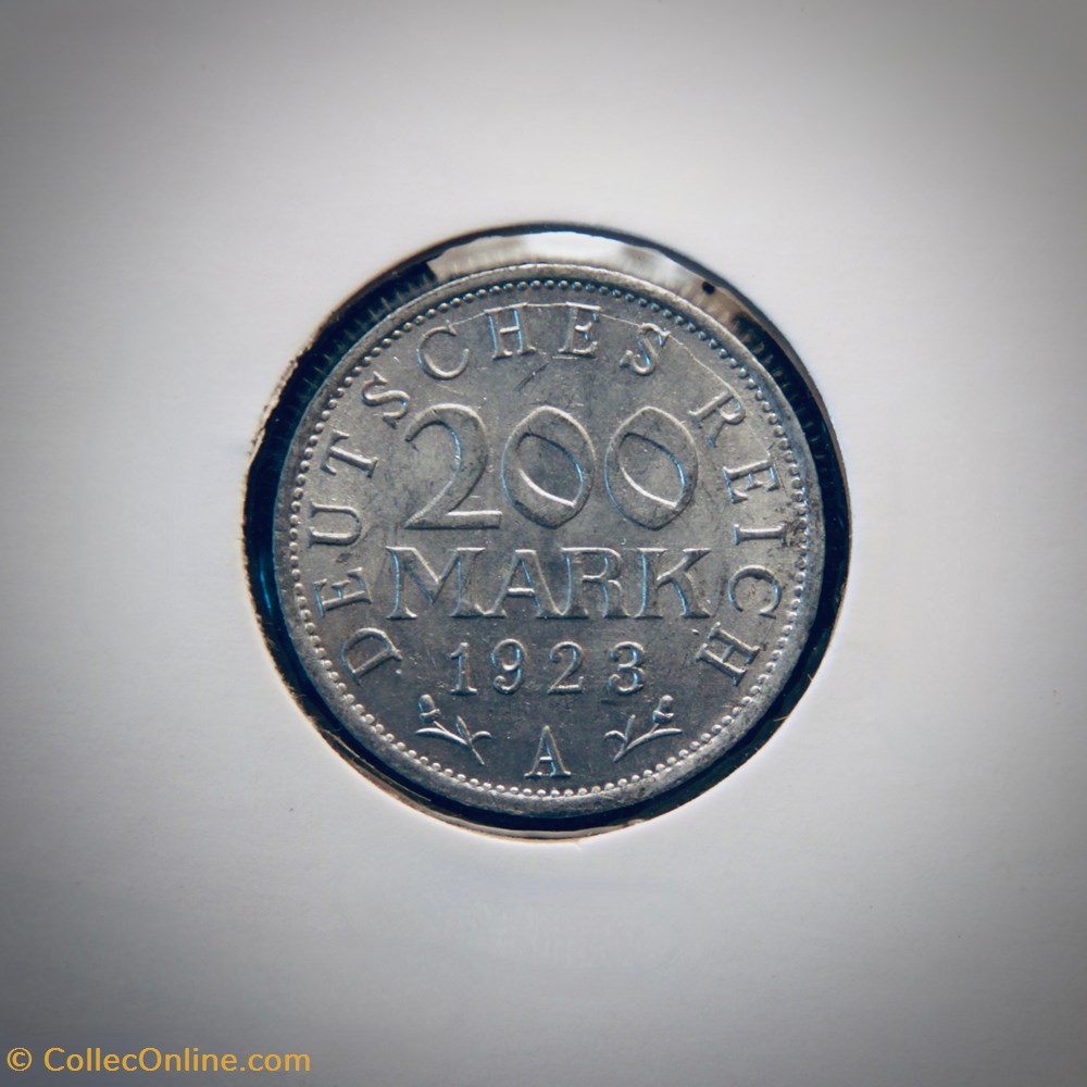 200 Mark 1923 A monnaies monde allemagne 200 mark 1923 a