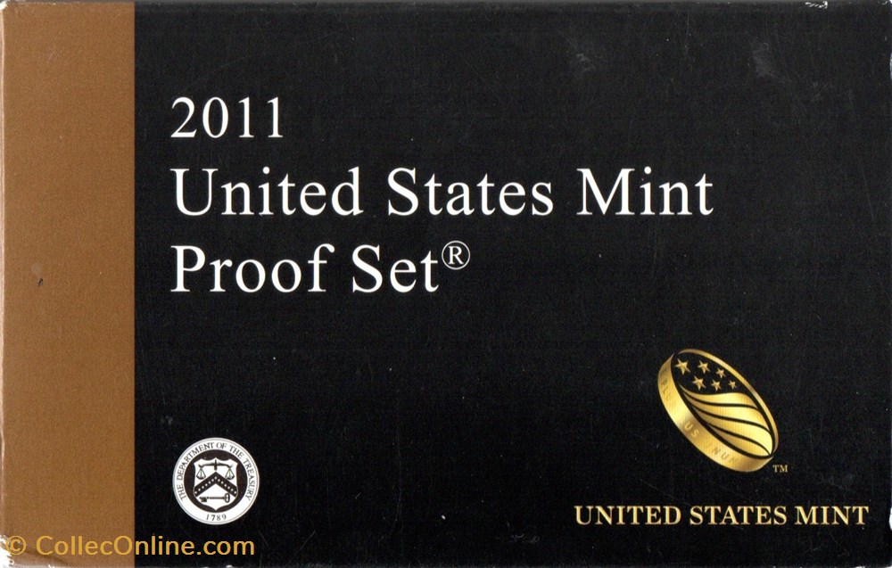 Série 2011 S - US Mint Proof Set 5 monnaies monde etats unis serie 2011 s us mint proof set