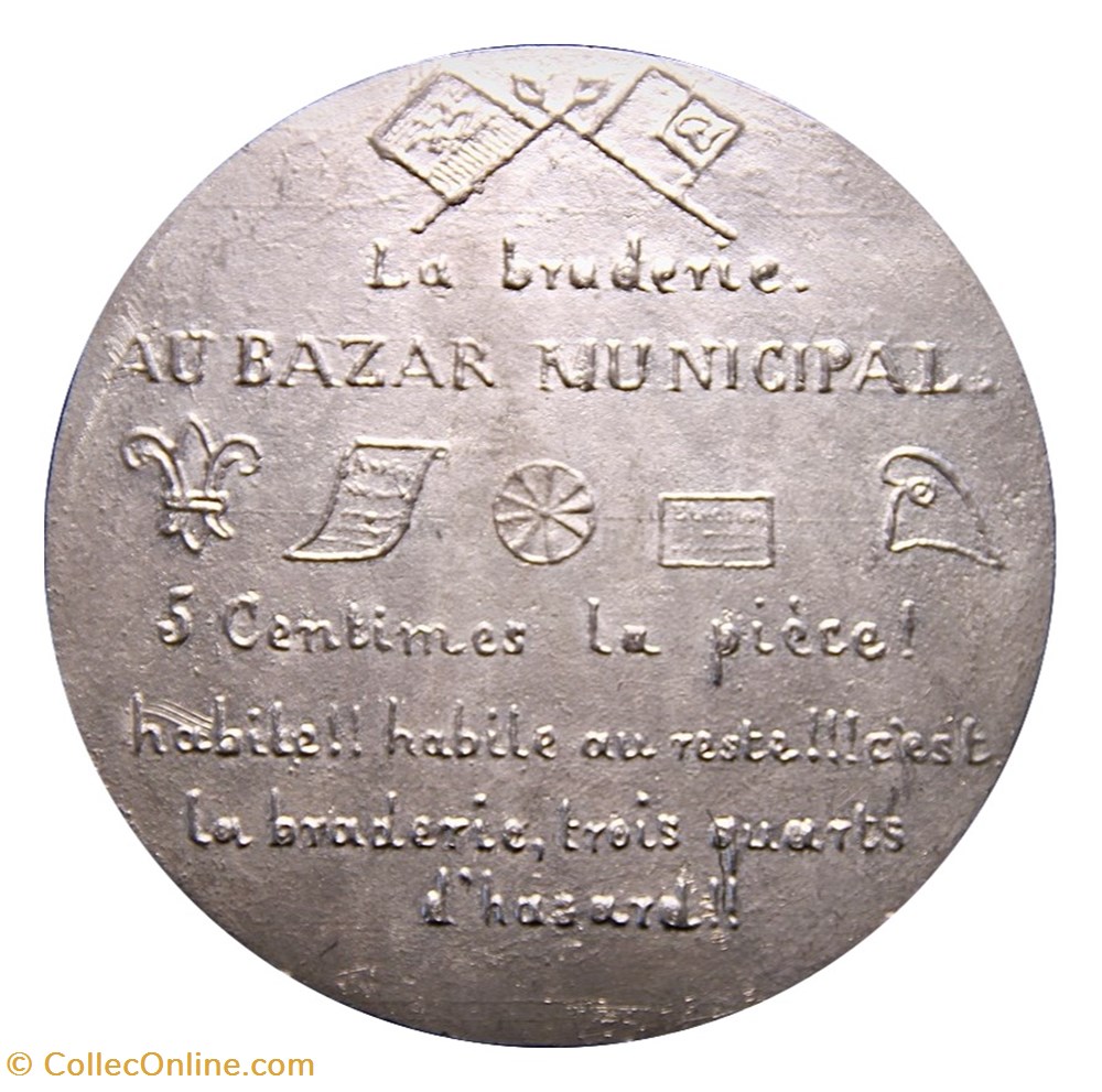 medailles france revolution medaille satyrique braderie 1848
