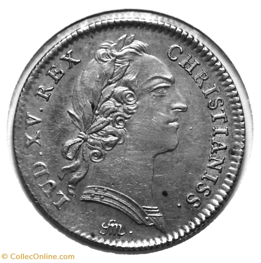 Louis XV, Trésor royal. 1754 Argent. monnaies paranumismatique jetons poids louis xv tresor royal 1754 argent
