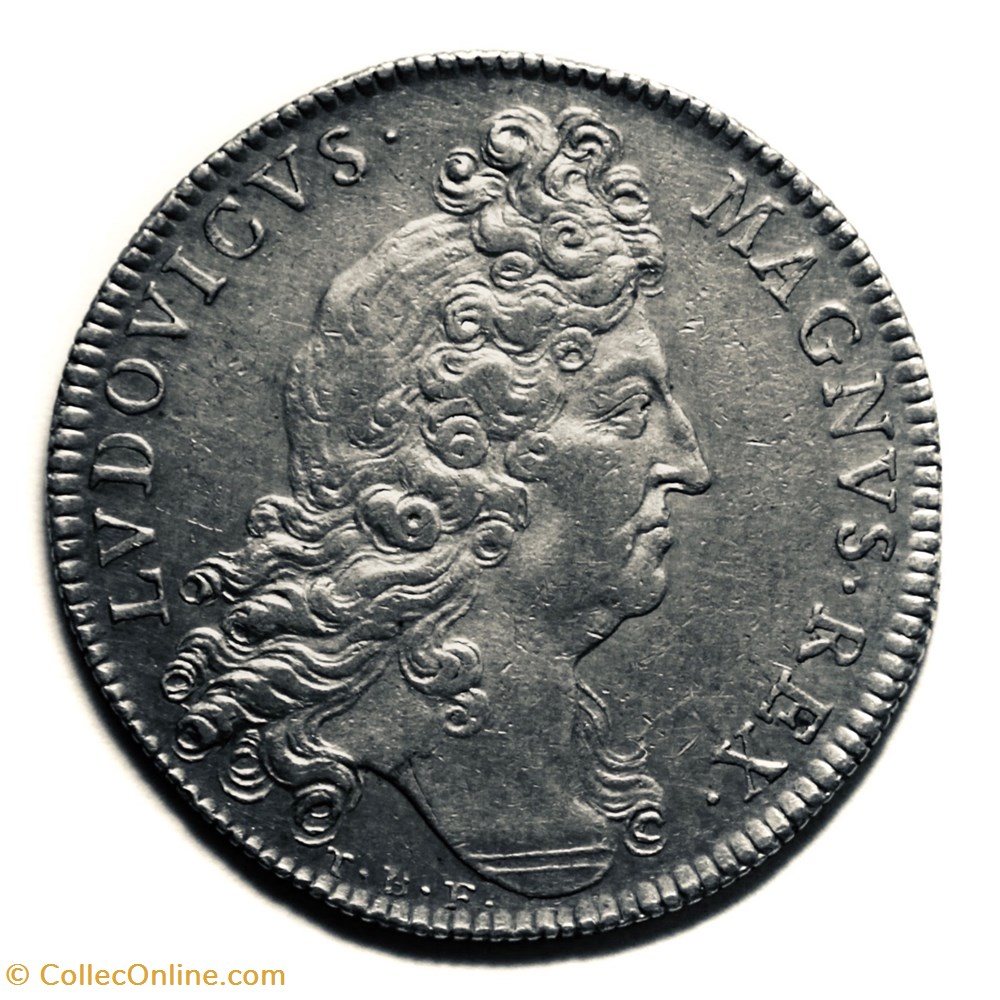Louis XIV - Estats de Lille 1697 Argent monnaies paranumismatique jetons poids louis xiv estats de lille 1697 argent