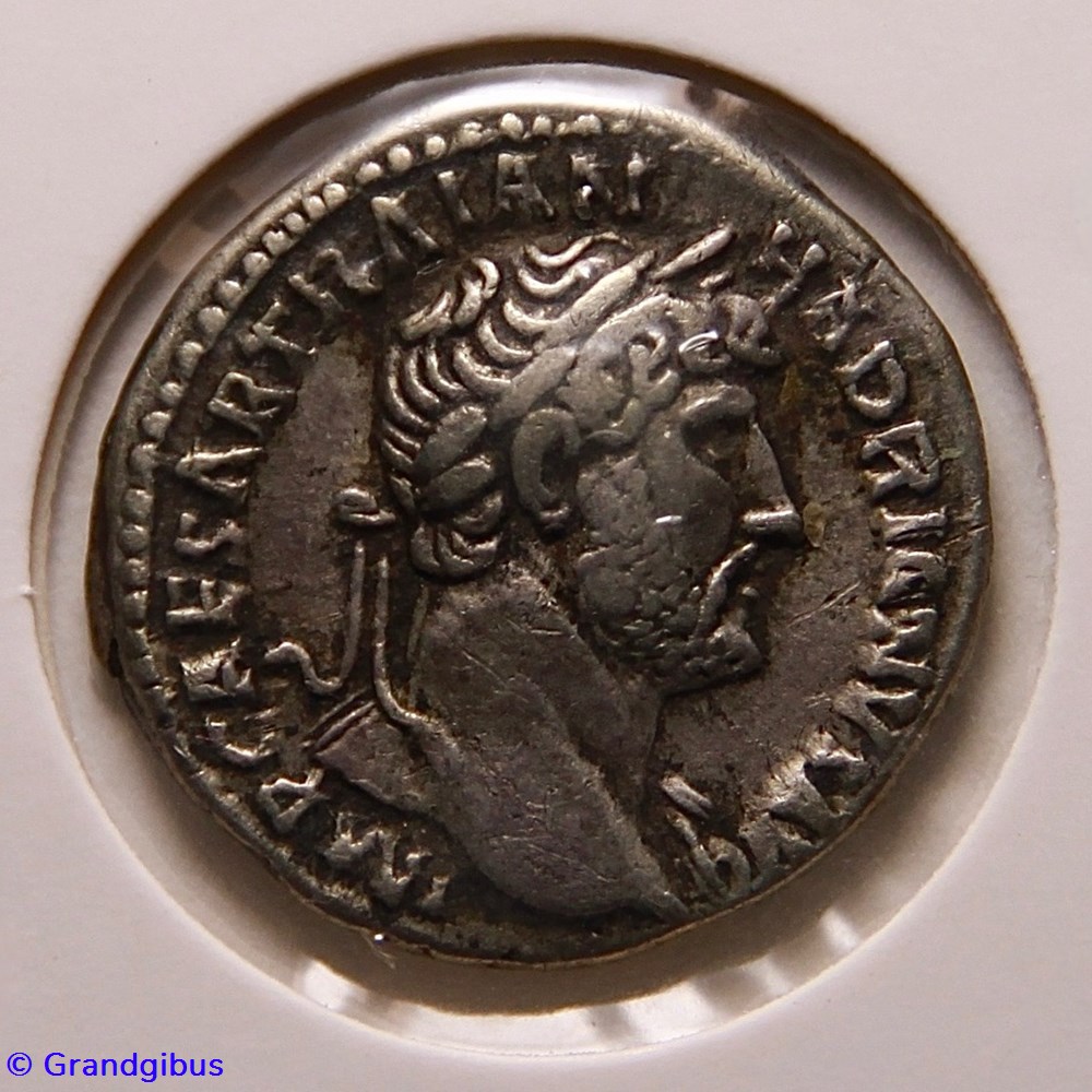 monnaies antiques romaines imperiales et republicaines denier hadrien 123