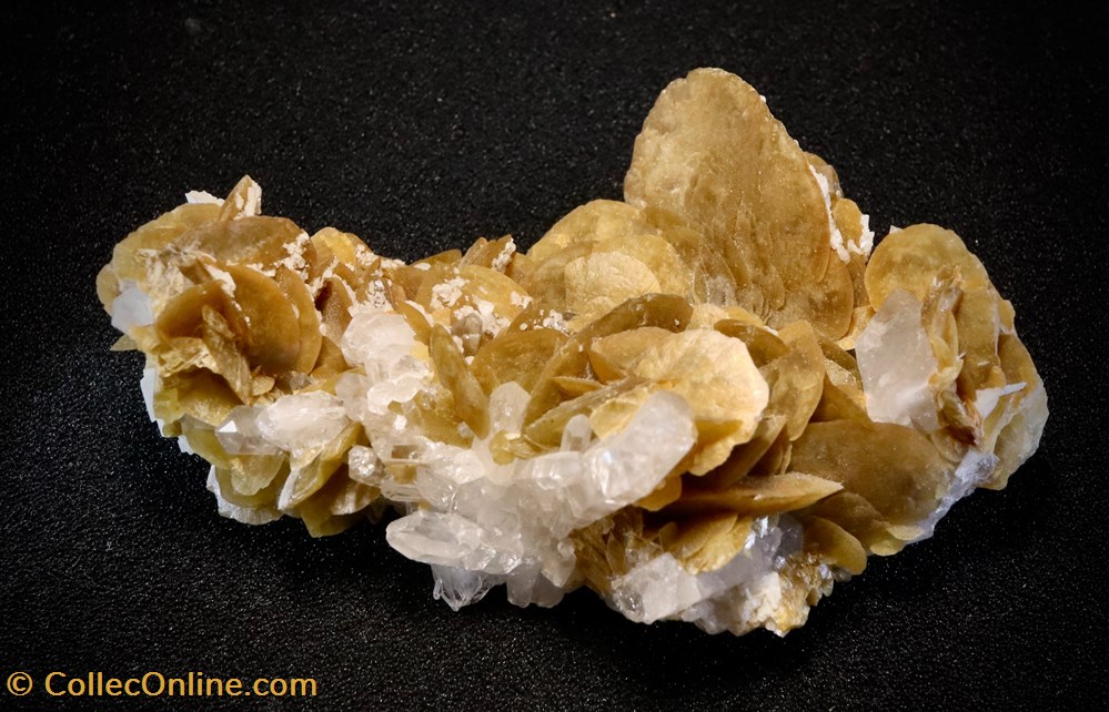 Sidérite & quartz mineraux meteorites siderite quartz