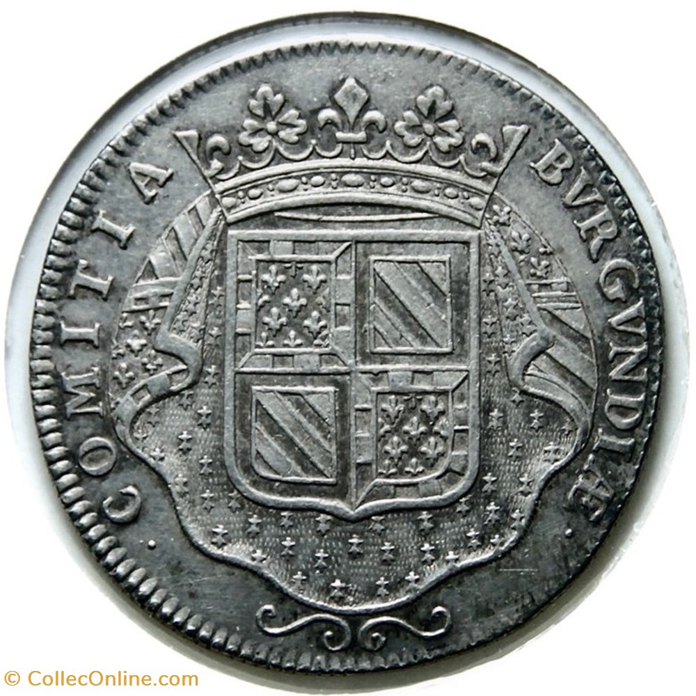 États de Bourgogne. 1722, Argent. monnaies paranumismatique jetons poids etats de bourgogne 1722 argent