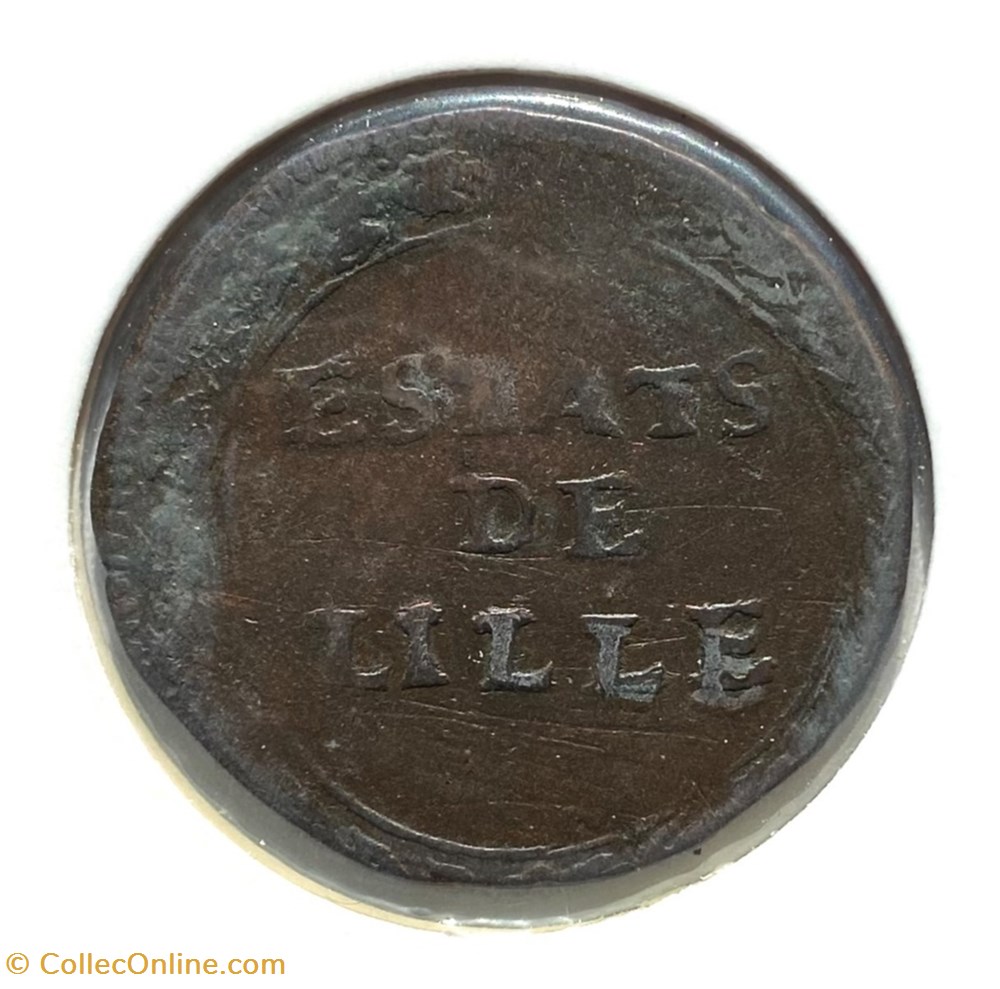 monnaies paranumismatique jetons poids philippe iv estats de lille 1639 tournai