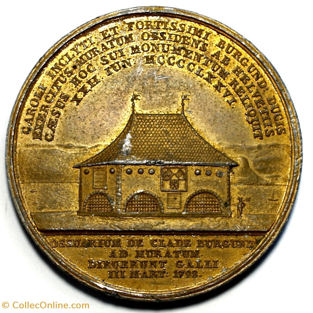 Médaille de la victoire de Morat (22 juin 1476) monnaies monde suisse medaille de la victoire de morat 22 juin 1476
