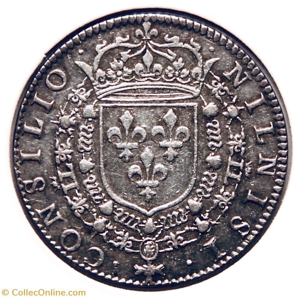 Louis XIII, Conseil du Roi. 1636 Argent. monnaies paranumismatique jetons poids louis xiii conseil du roi 1636 argent