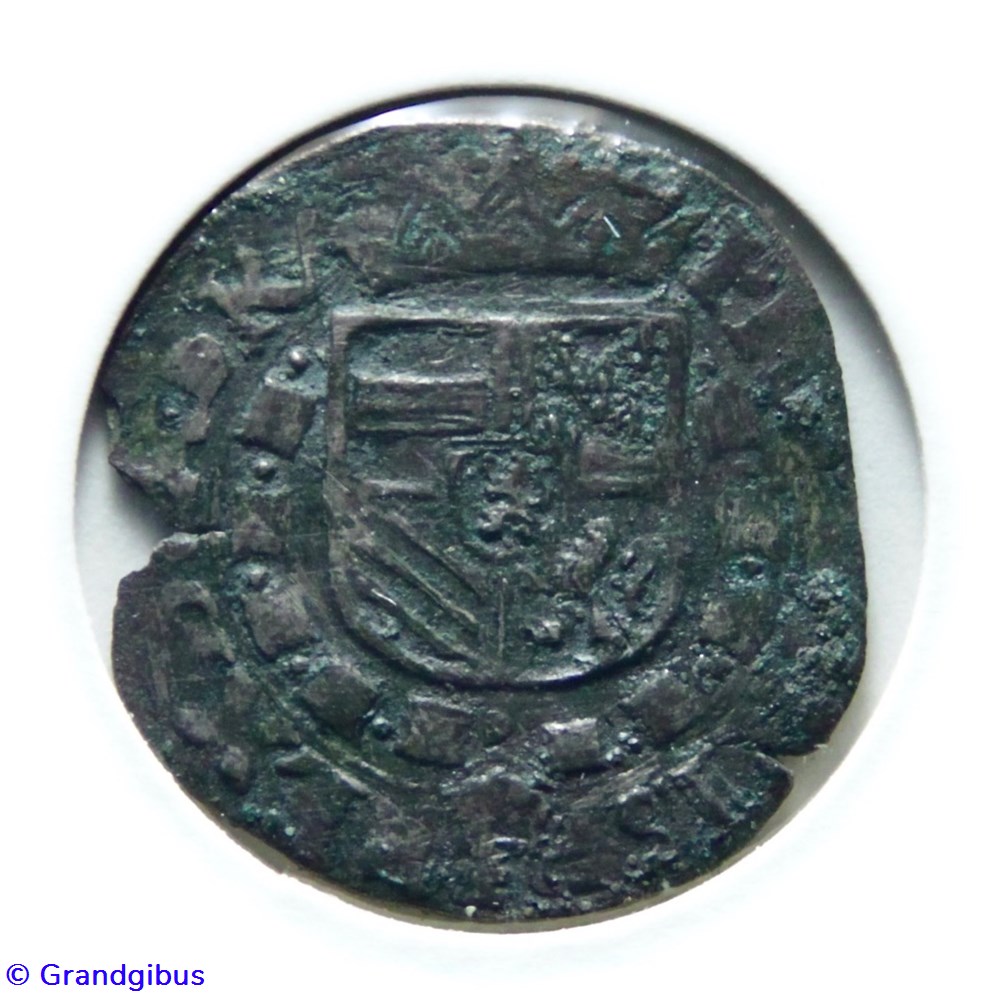 monnaies europe medievale pays bas espagnols philippe ii vingtieme ecu 15 anvers