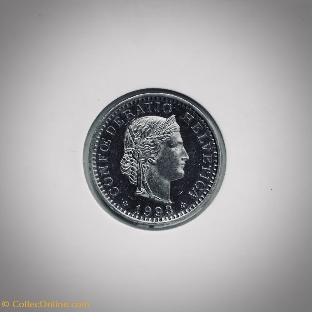 20 Centimes Libertas 1993 B monnaies monde suisse 20 centimes libertas 1993 b