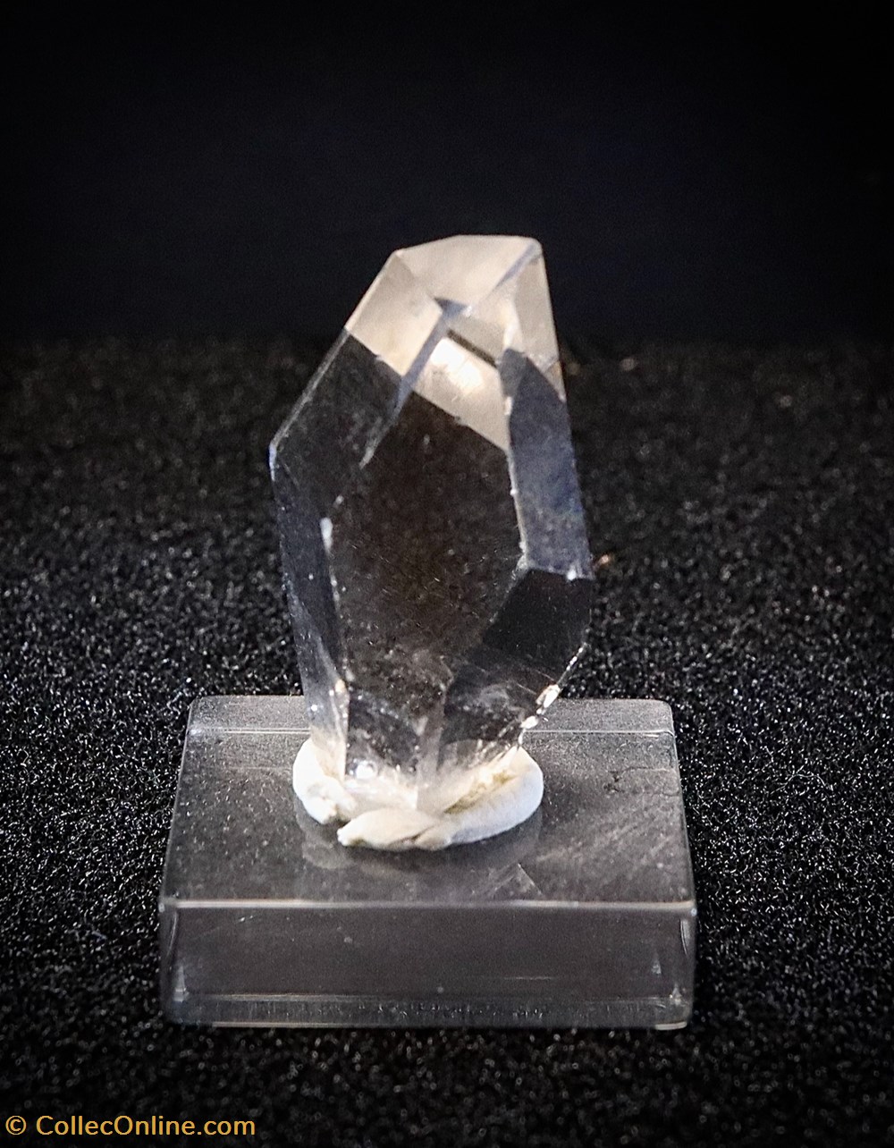 Quartz biterminé (Oignies, Pas de Calais) 4 mineraux meteorites quartz bitermine oignies pas de calais