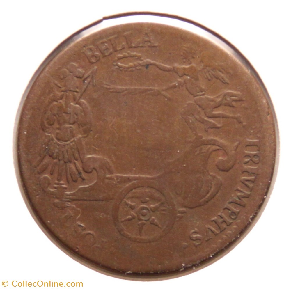 Louis XIV. (n.d.) Cuivre. monnaies paranumismatique jetons poids louis xiv n d cuivre