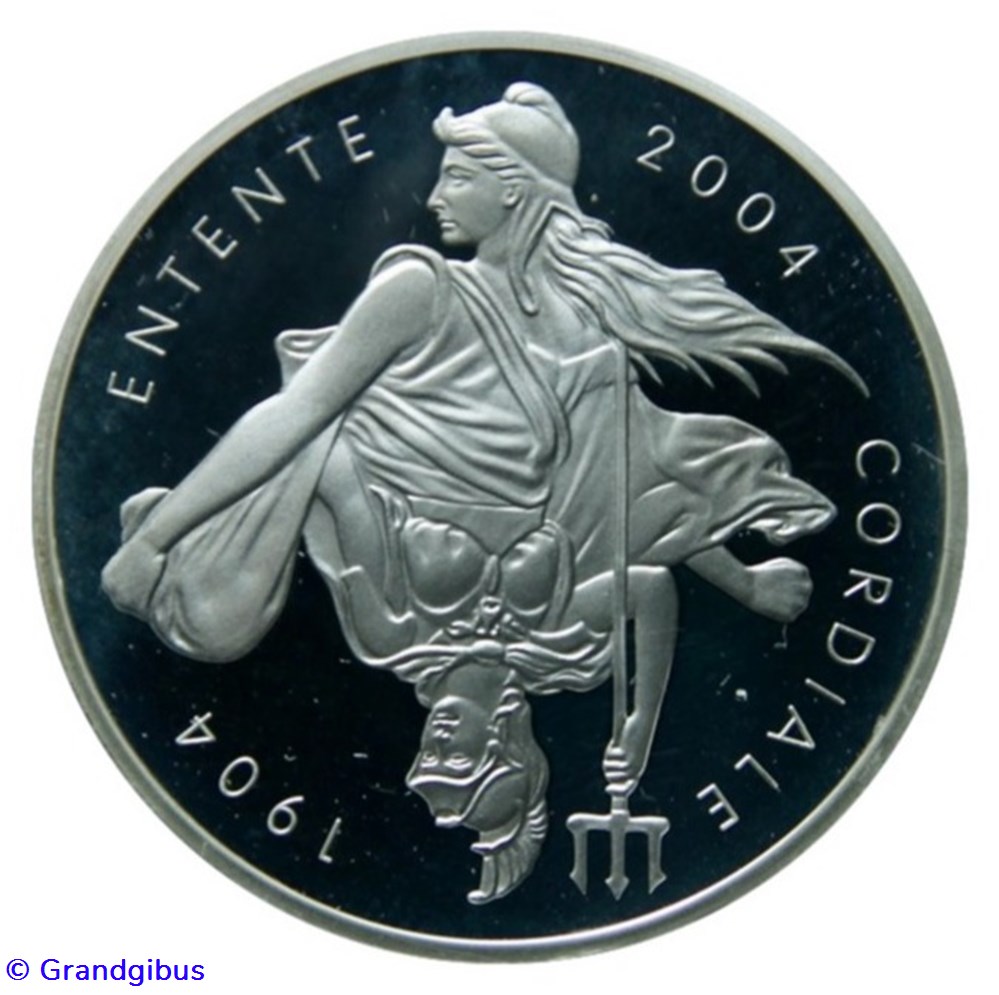 1 € 1/2 Argent 2004 Entente cordiale monnaies euros france 1 1 2 argent 2004 entente cordiale