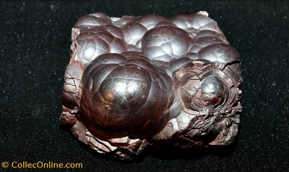 Hématite botryoïdale (Pologne) mineraux meteorites hematite botryoidale pologne