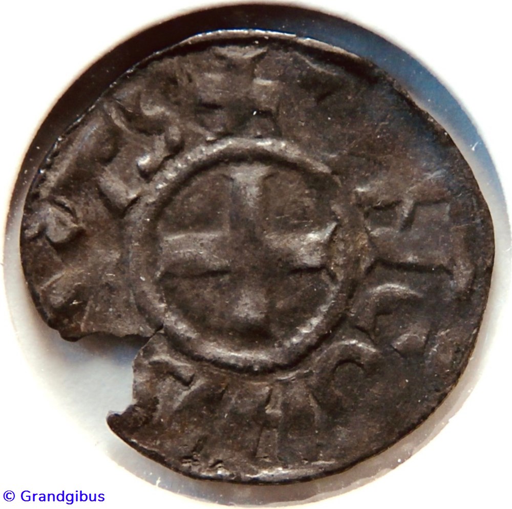 Louis IV "d'Outremer" Denier Langres n.d. monnaies europe medievale france carolingiennes louis iv d outremer denier langres n d