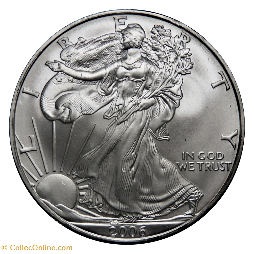 1 Dollar - Silver Eagle, 2006 (West Point) monnaies monde etats unis 1 dollar silver eagle 2006 west point