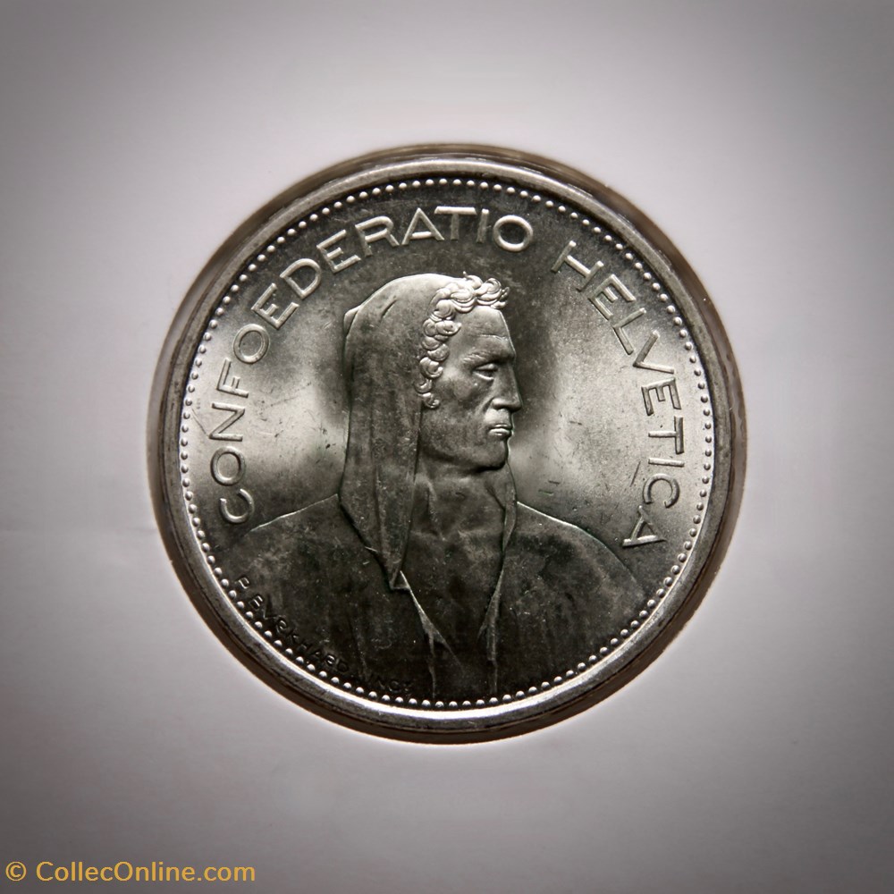 5 Francs 1966 B Berger (p.m) monnaies monde suisse 5 francs 1966 b berger p m