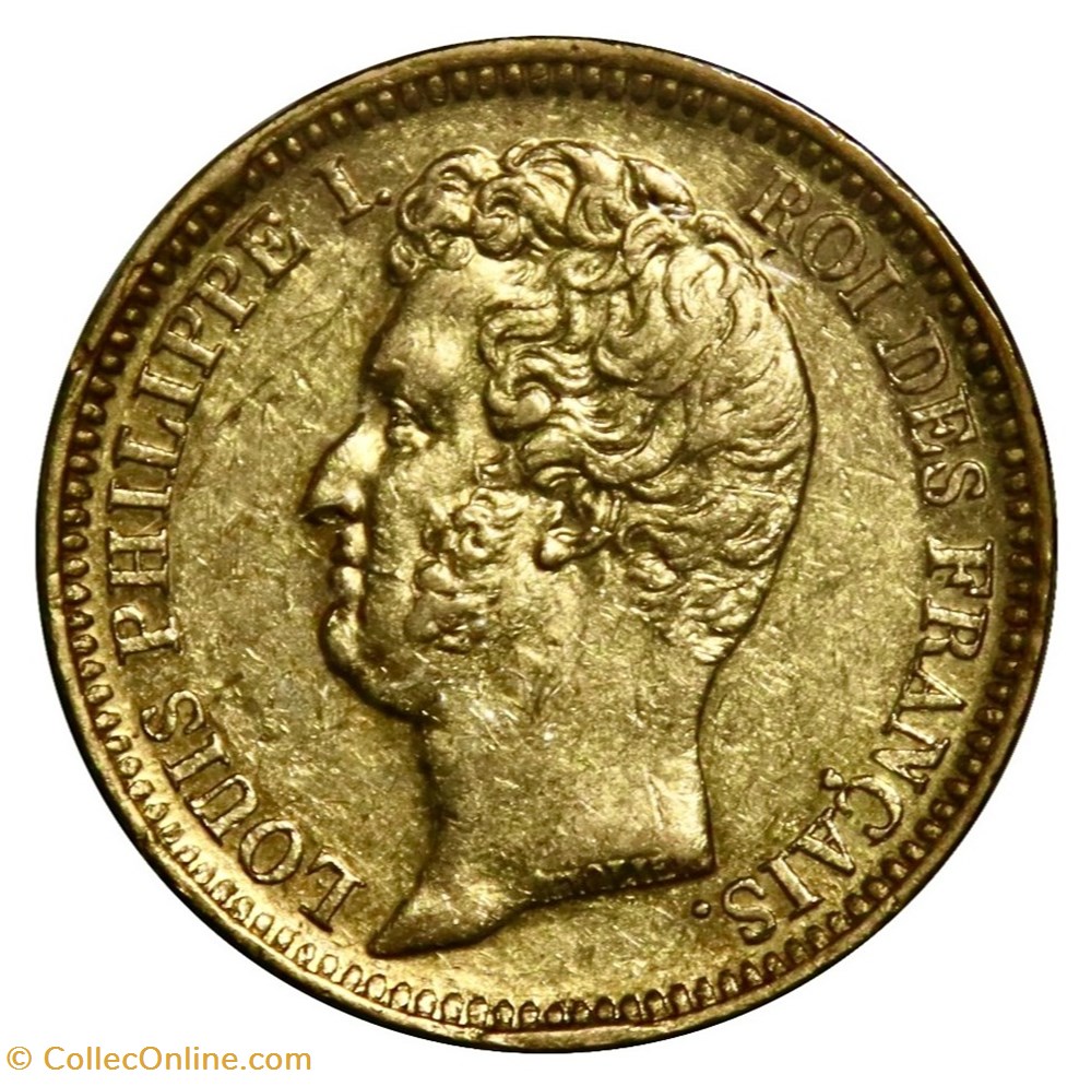 Louis Philippe 1er - 20 Fr, 1831 𝐖 (Tranche en relief) monnaies monde france louis philippe 1er 20 fr 1831 tranche en relief