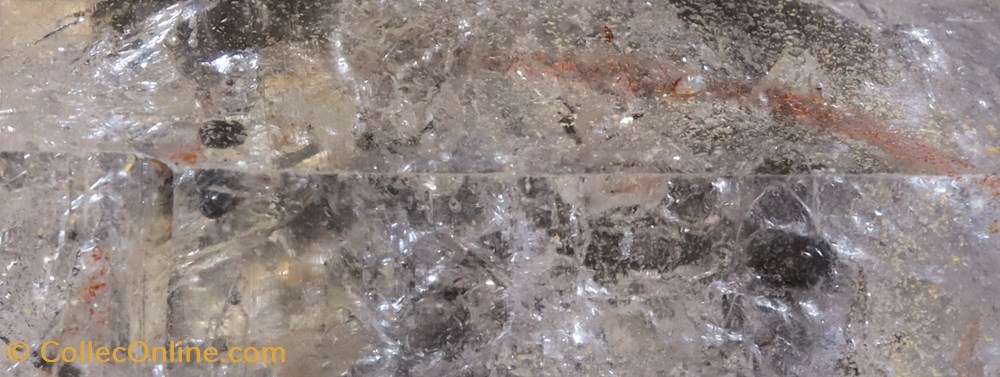Quartz biterminé à libelle (Oignies, Pas de Calais) 3 mineraux meteorites quartz bitermine a libelle oignies pas de calais