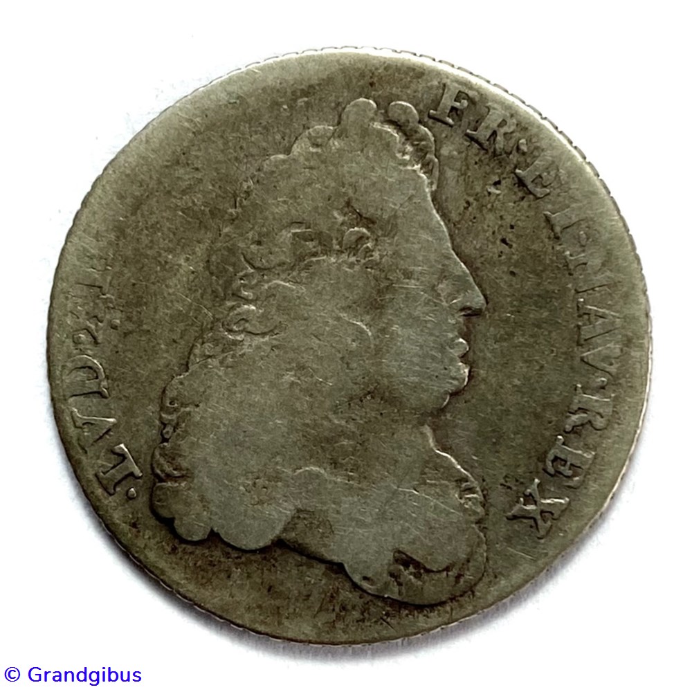 monnaies europe medievale france royales huitieme ecu de flandre 1688l