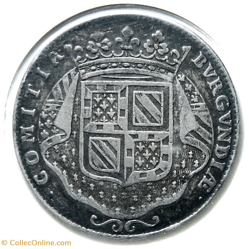 monnaies paranumismatique jetons poids etats de bourgogne la paix menacee 1701 argent