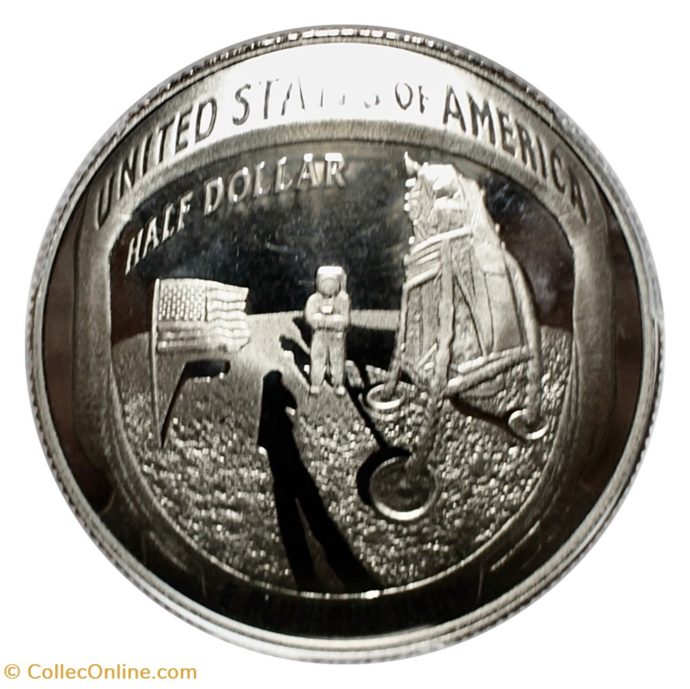 Half Dollar - Apollo, 2019 S monnaies monde etats unis half dollar apollo 2019 s