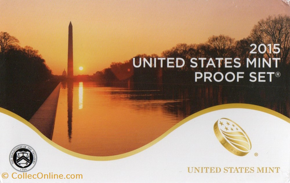 Série 2015 S - US Mint Proof Set 5 monnaies monde etats unis serie 2015 s us mint proof set