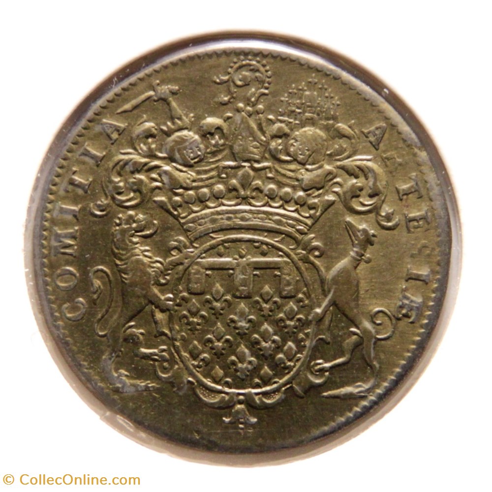 Louis XV, Etats d'Artois. (n.d.) Laiton. monnaies paranumismatique jetons poids louis xv etats artois n d laiton