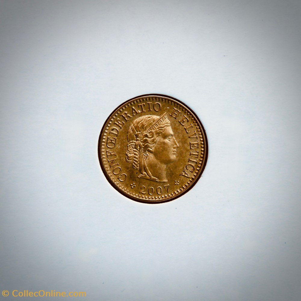 5 Centimes Libertas 2007 B monnaies monde suisse 5 centimes libertas 2007 b