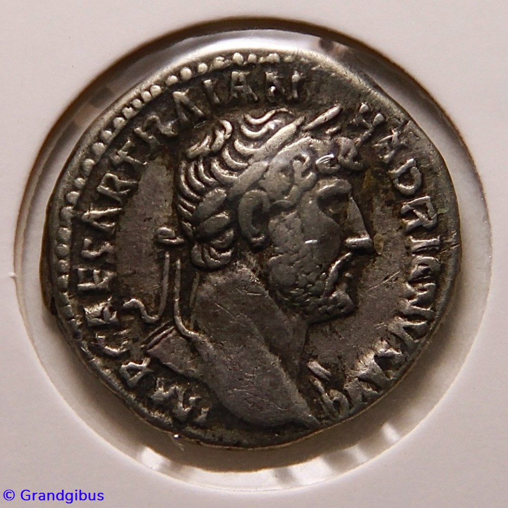 monnaies antiques romaines imperiales et republicaines denier hadrien 127