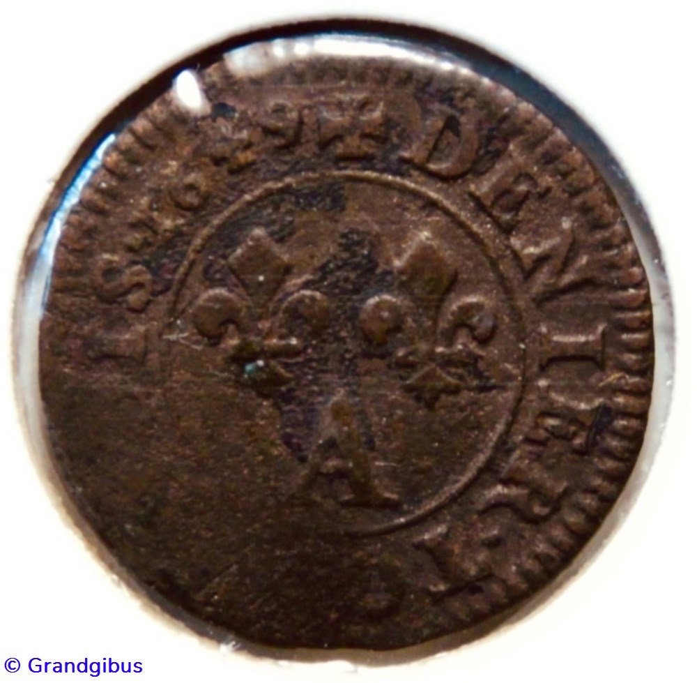 monnaies europe medievale france royales denier tournois 1649a