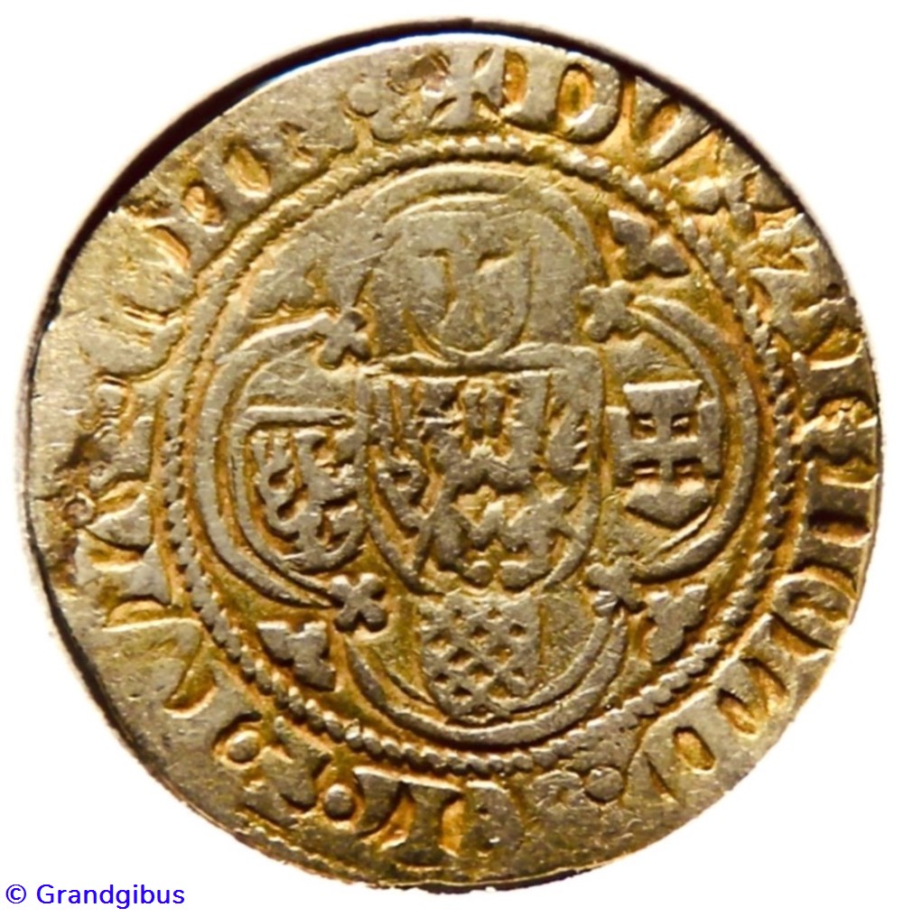Arnold d’Egmont - Florin d’or, n.d. monnaies europe medievale pays bas bourguignons arnold d egmont florin d or n d
