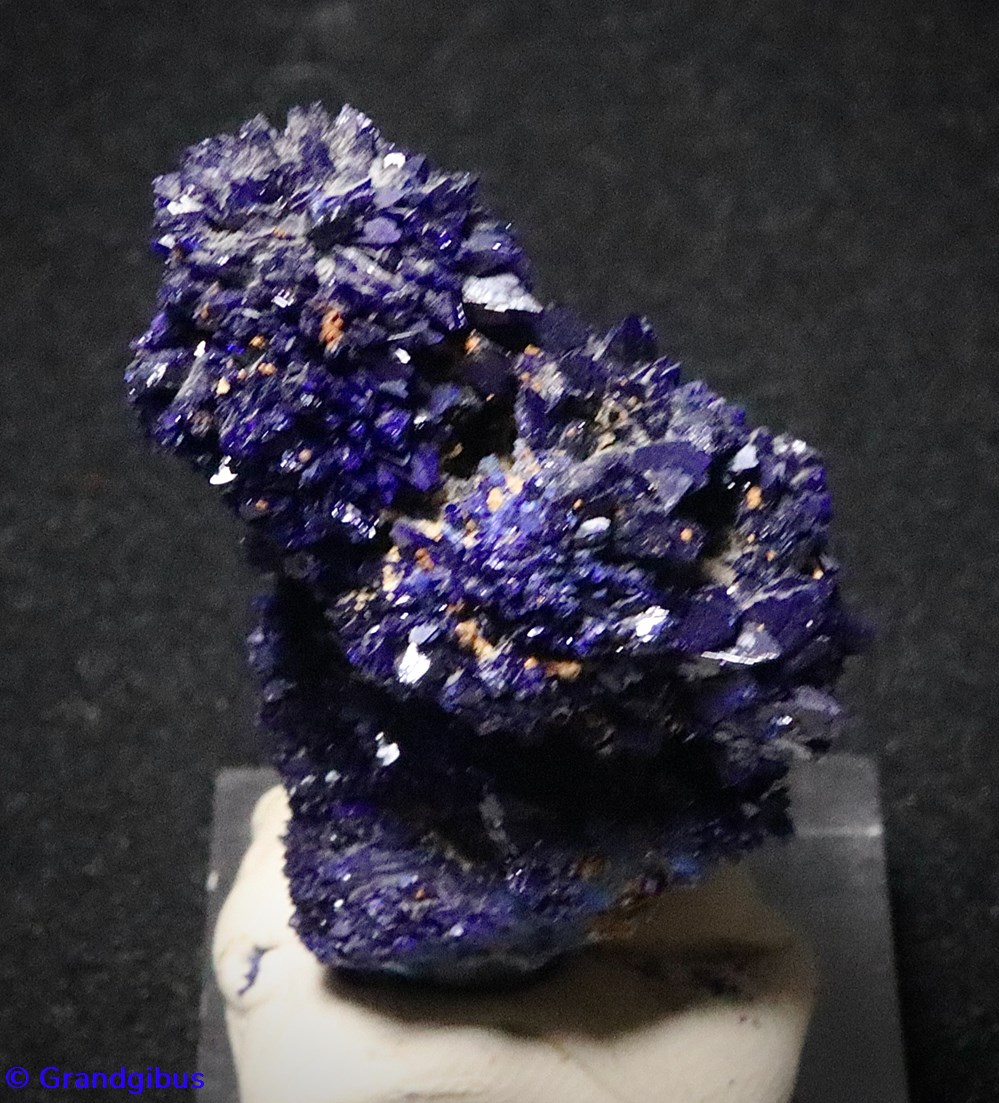 Azurite (Maroc) mineraux meteorites azurite maroc