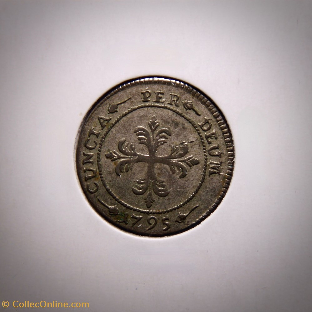 Canton de Soleure - 4 Kreuzer (1795) monnaies monde suisse canton de soleure 4 kreuzer 1795