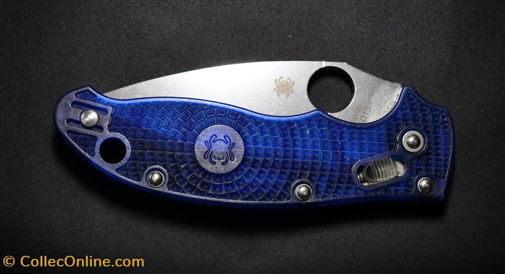 Spyderco - Manix 2 Blue Lightweight 3 couteaux poches spyderco manix 2 blue lightweight