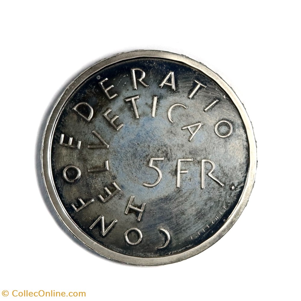 5 Francs 1975 B Patrimoine monnaies monde suisse 5 francs 1975 b patrimoine