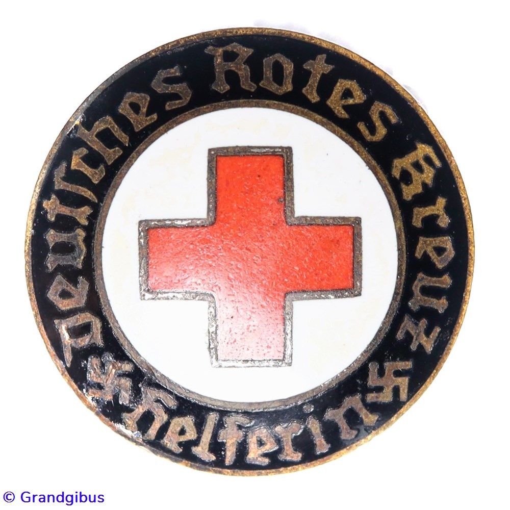 militaria medailles insignes insigne de la deutsches rotes kreuz helferin
