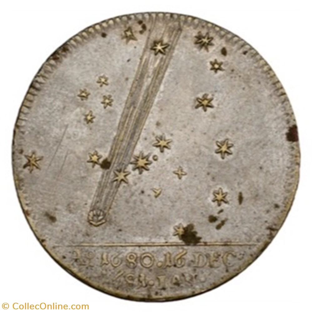 monnaies paranumismatique jetons poids allemagne passage de la comete de 1680