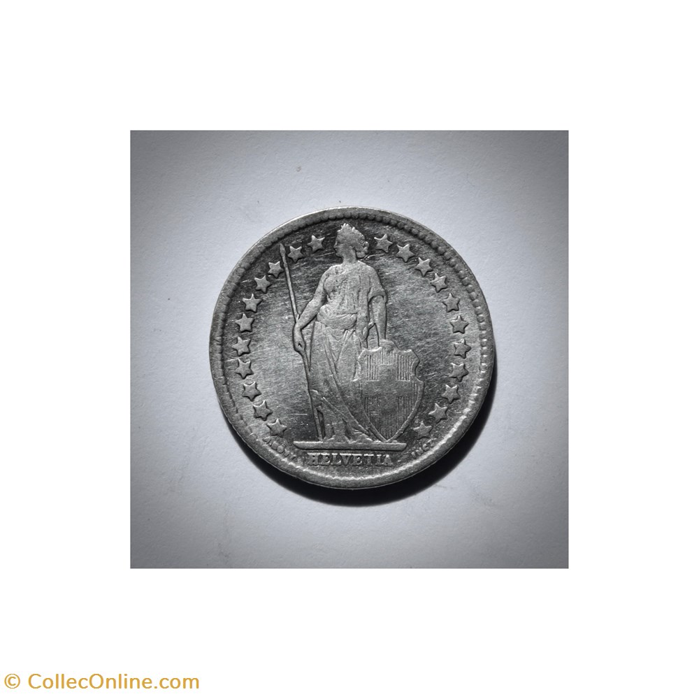 1/2 Franc Helvetia debout 1899 B monnaies monde suisse 1 2 franc helvetia debout 1899 b