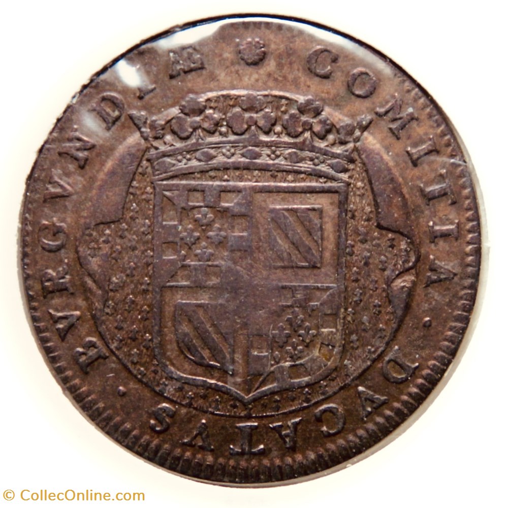 États de Bourgogne. 1657, Cuivre. Le Sacre et les habiles capitaines français monnaies paranumismatique jetons poids etats de bourgogne 1657 cuivre le sacre et les habiles capitaines francais