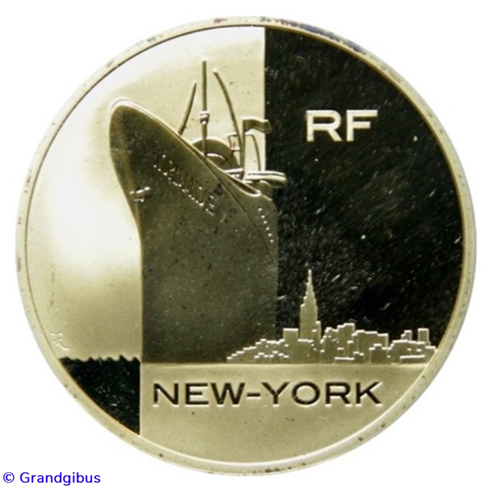 20 € Or 2003 Le Normandie monnaies euros france 20 or 2003 le normandie