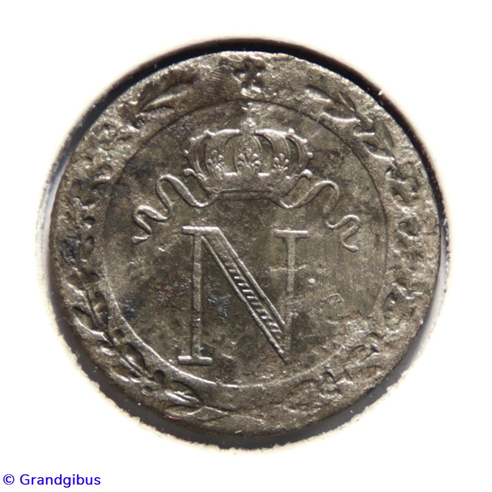 10 cent. à l'N couronnée 1809 𝐖 monnaies monde france 10 cent a n couronnee 1809