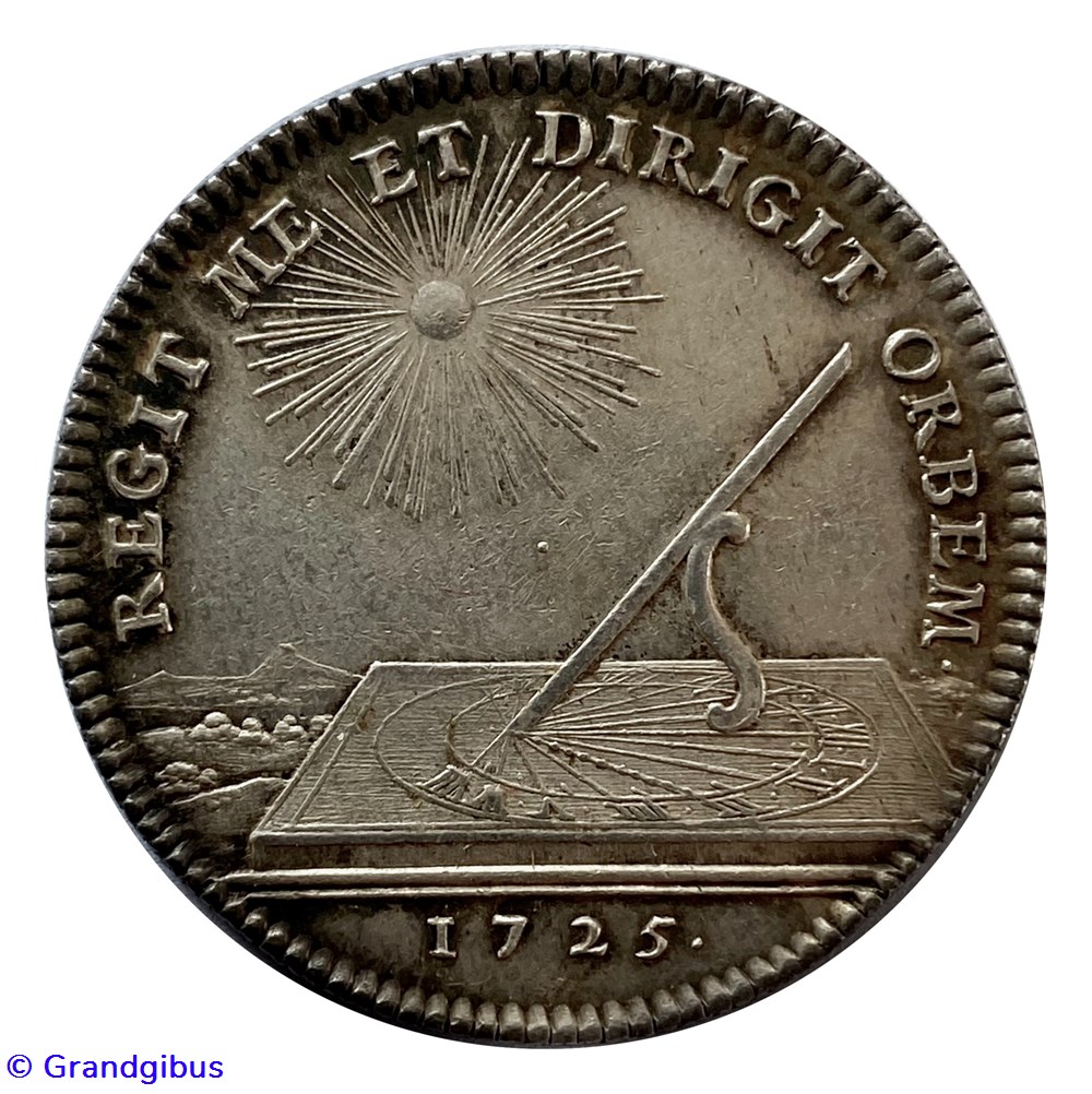 États de Bourgogne, La majorité du Roi. 1725, Argent. monnaies paranumismatique jetons poids etats de bourgogne la majorite du roi 1725 argent