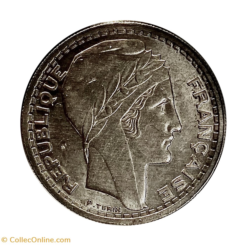 10 Francs Turin, grosse tête - 1947 monnaies monde france 10 francs turin grosse tete 1947